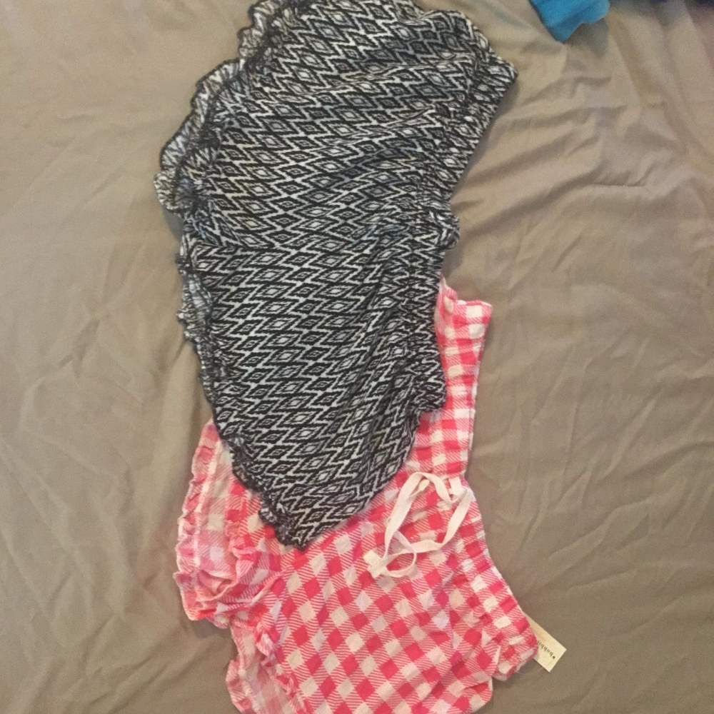 Two pairs shorts.